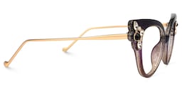 Mwaka Cateye Purple Glasses2