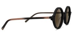 Otto Round Black Sunglasses2