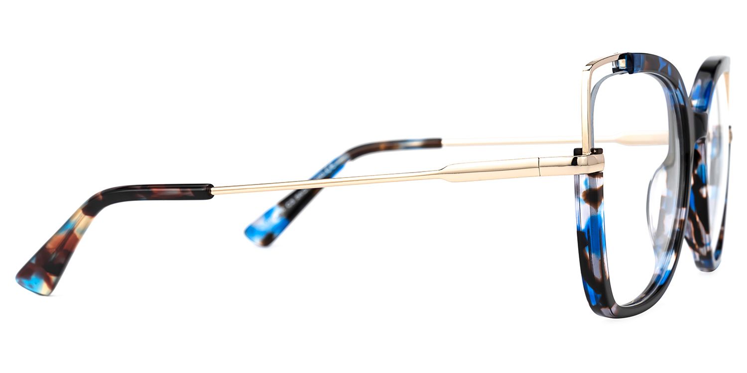 Tuyen Square Blue-Tortoise Glasses | Zeelool Glasses2