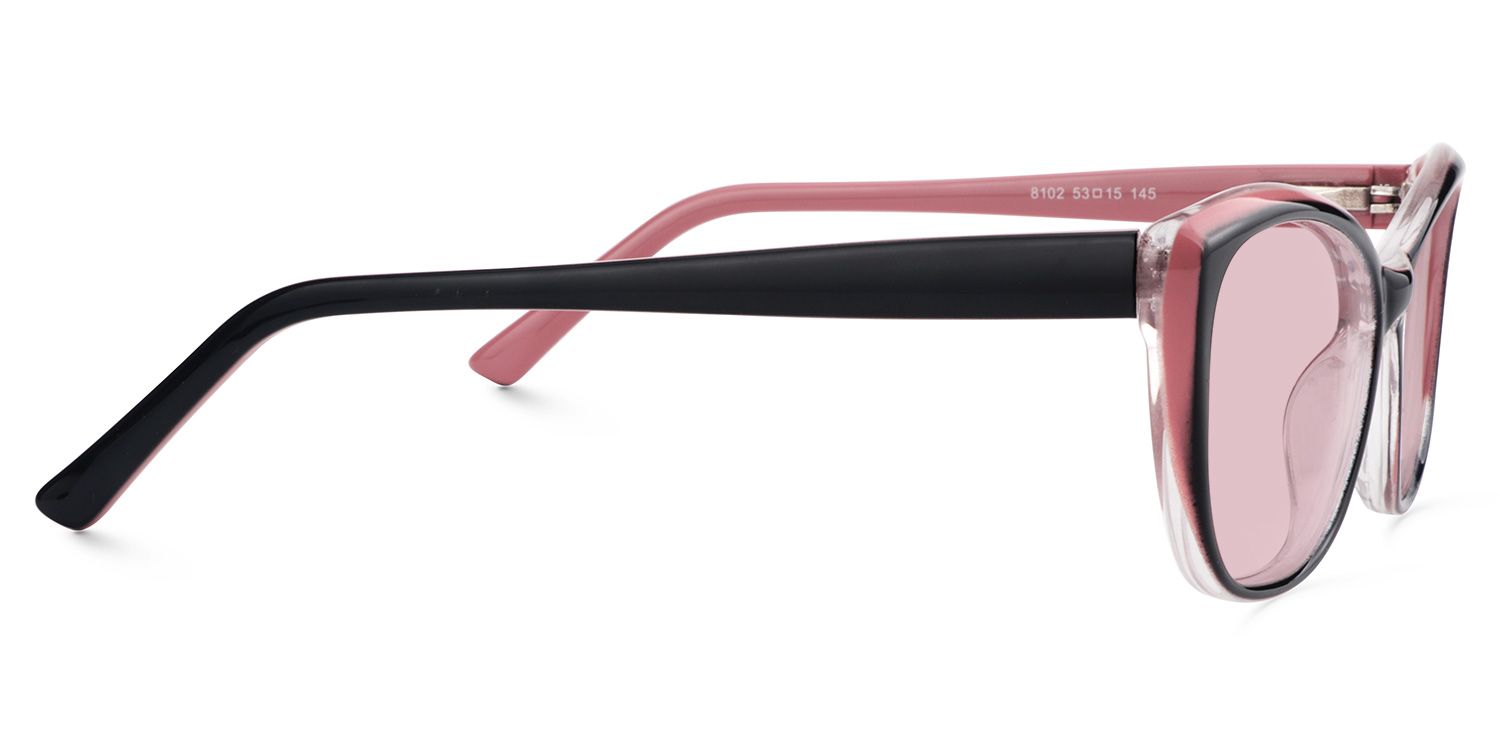 Fidelia Cat Eye Black Sunglasses | Zeelool Glasses3