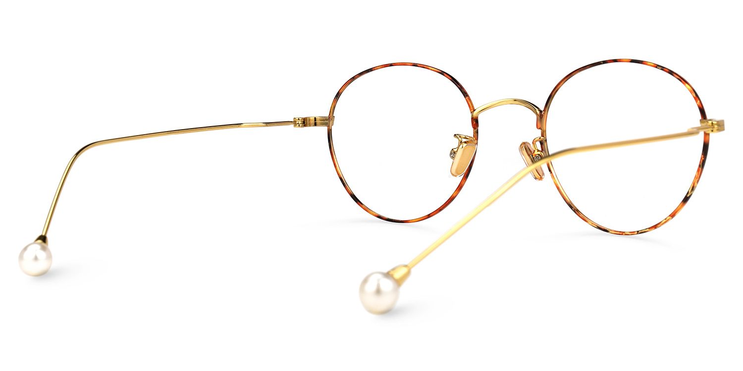 Kristina Round Tortoise Glasses | Zeelool Glasses3