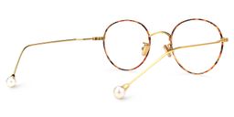 Kristina Round Tortoise Glasses3