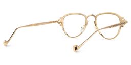 Pwaty Geometric Gold Glasses3