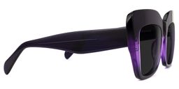Charmaine Cat Eye Dark-Purple Sunglasses2