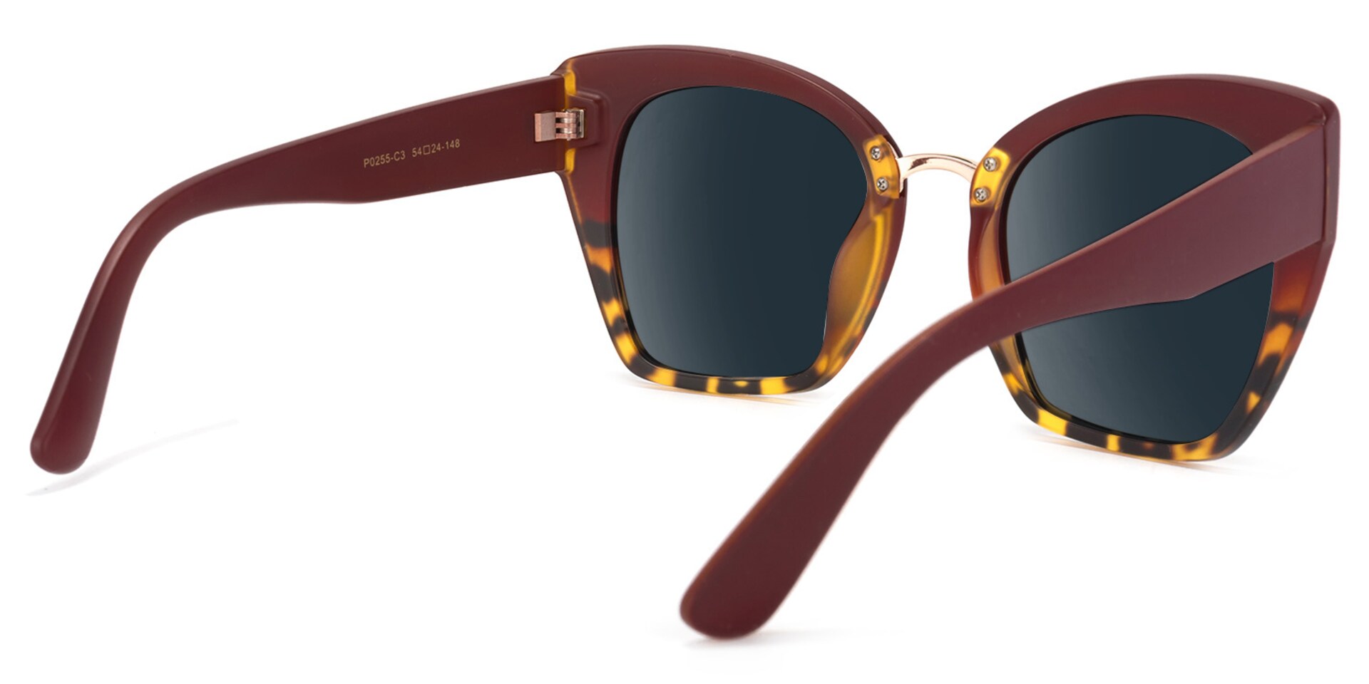 Cat Eye Red Glasses | Zeelool Glasses3