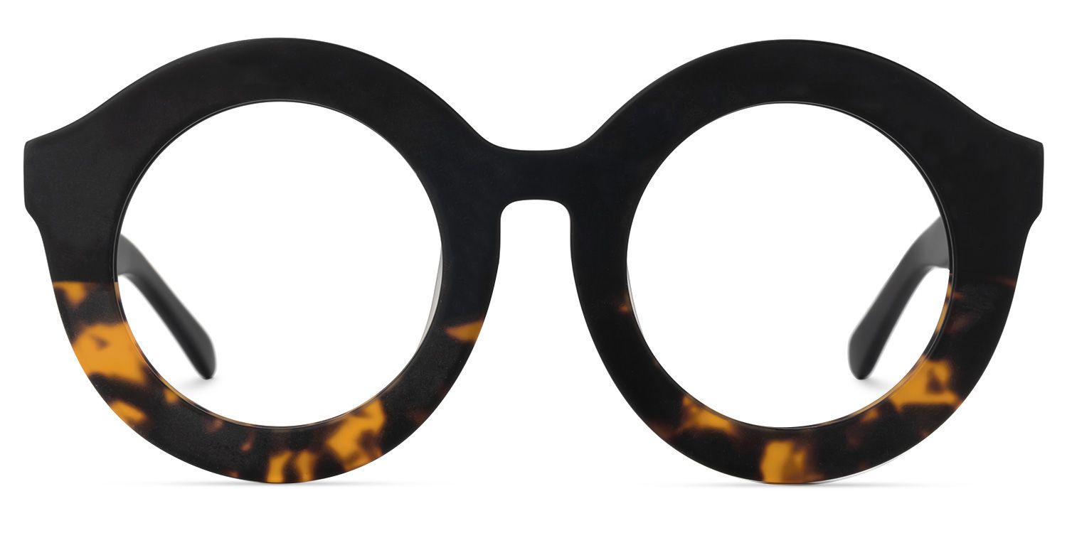 Vilmary Round Tortoise Glasses | Zeelool Glasses0