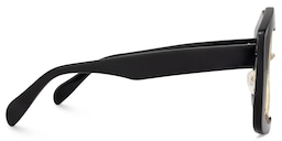 Frankie Geometric Black Glasses3