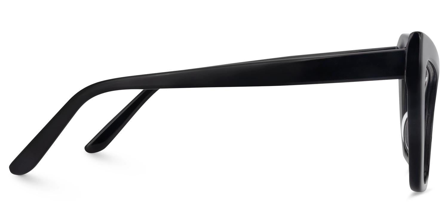 Driscoll Cateye Black Glasses | Zeelool Glasses3