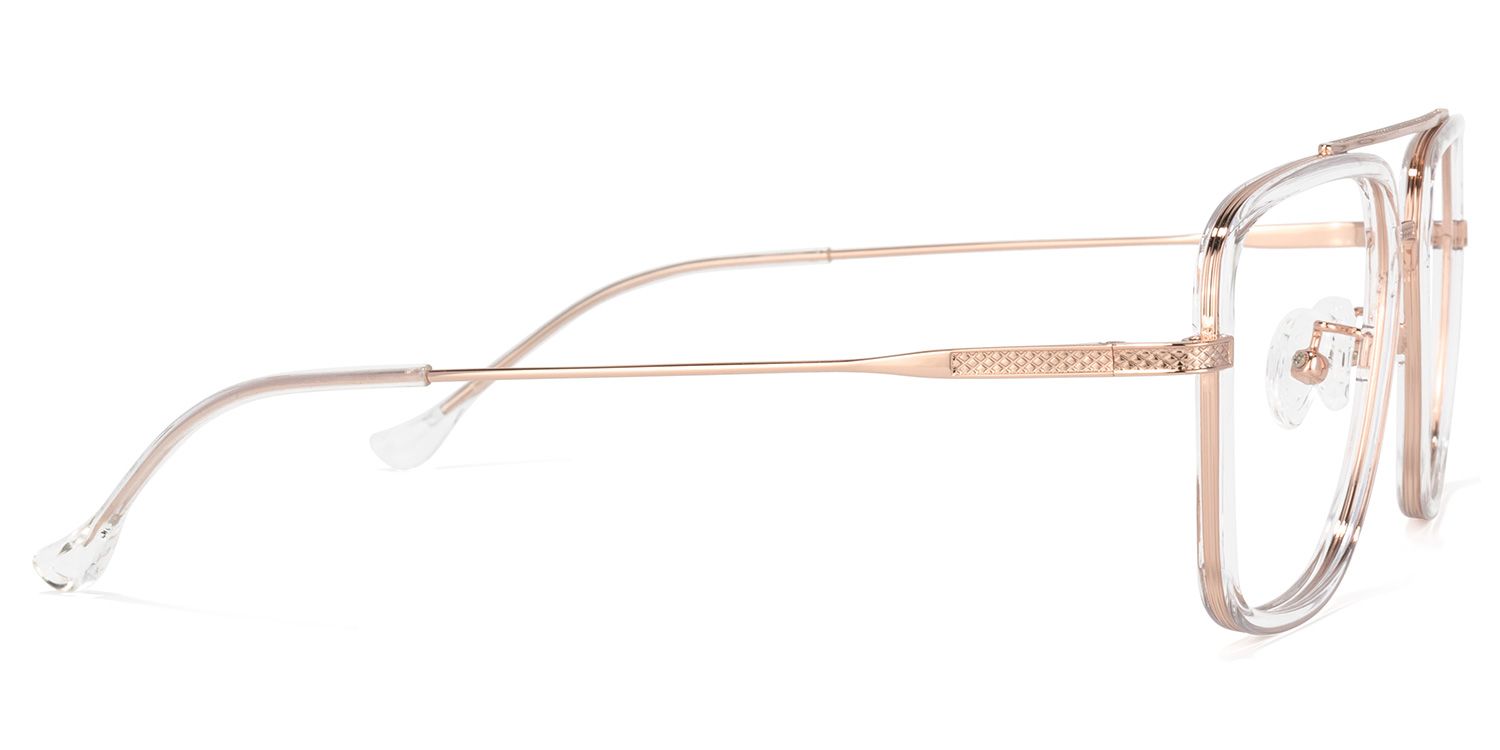 Nayeli Aviator Clear Glasses | Zeelool Glasses3