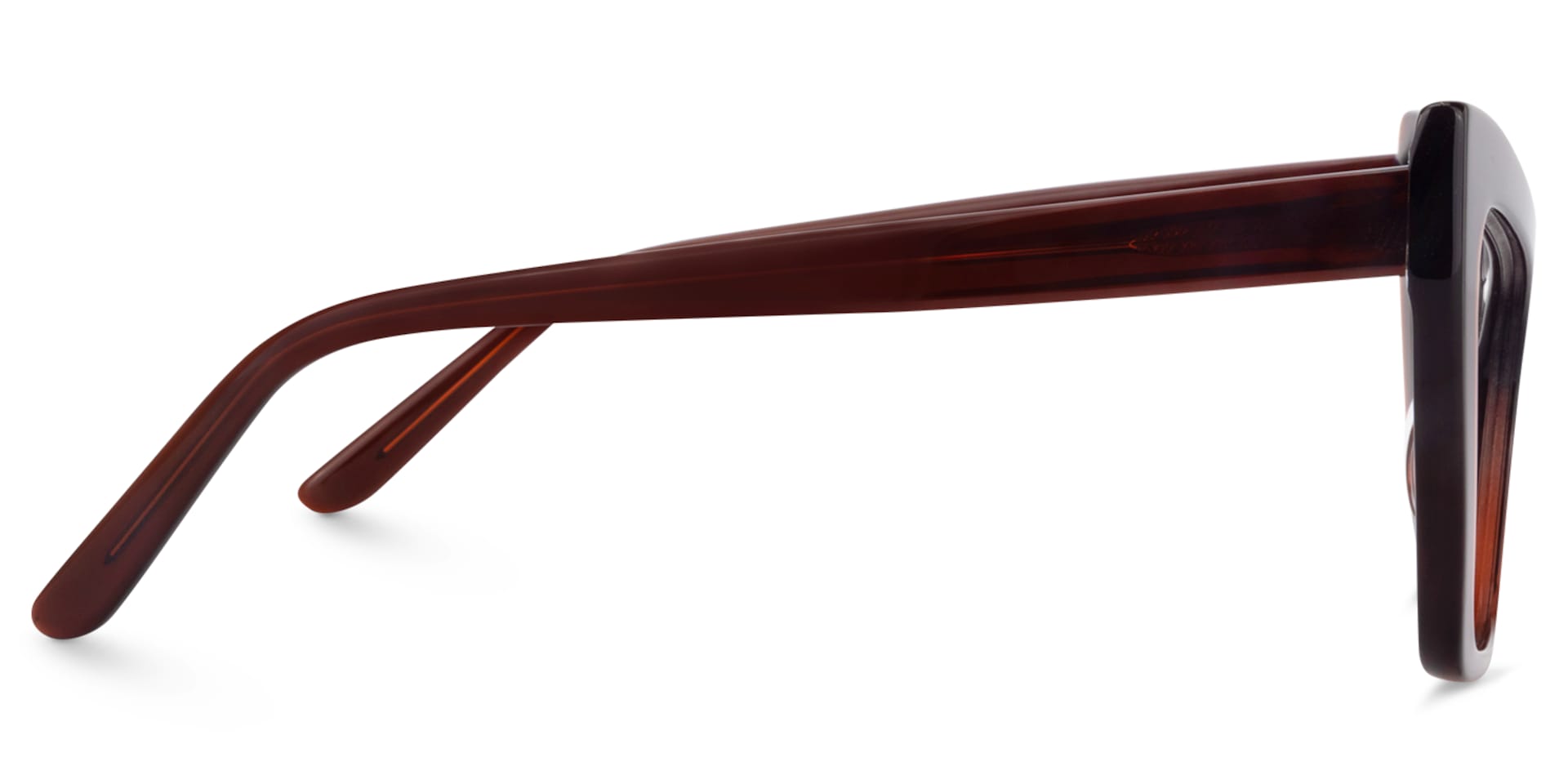Driscoll Cateye Dark-Red Glasses | Zeelool Glasses3
