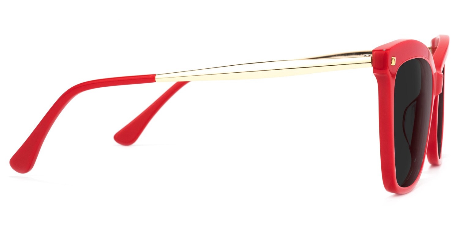 Isaebella Butterfly Red Sunglasses | Zeelool Glasses3