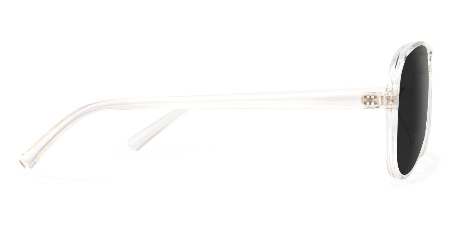 Erwin Geometric Clear Sunglasses | Zeelool Glasses3