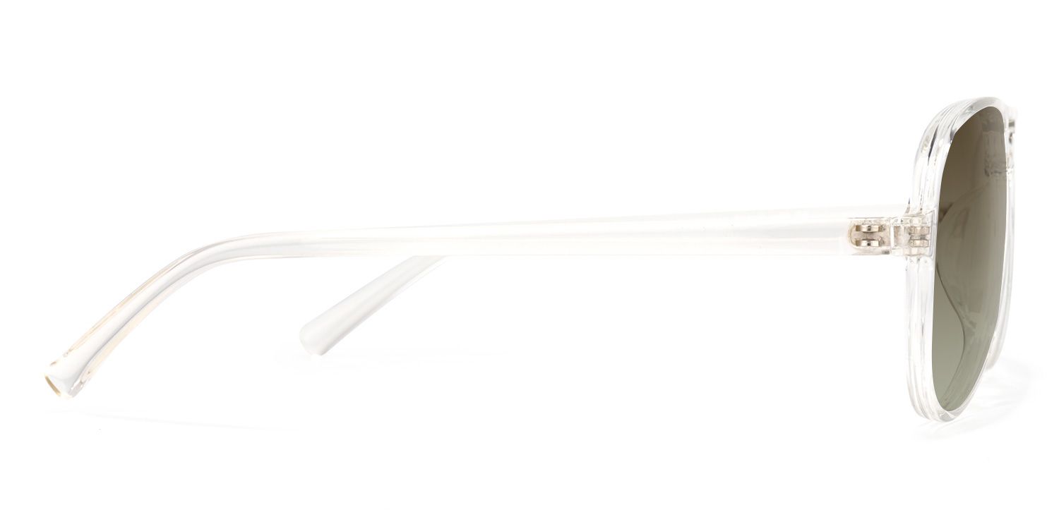 Erwin Geometric Clear Sunglasses | Zeelool Glasses3
