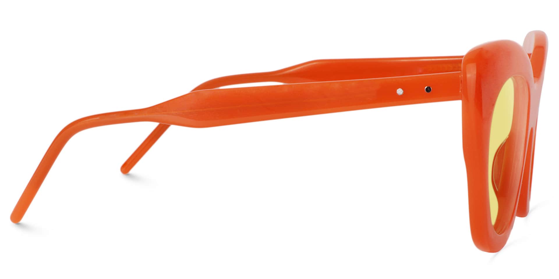 Maria Cat-eye Orange Sunglasses | Zeelool Glasses3
