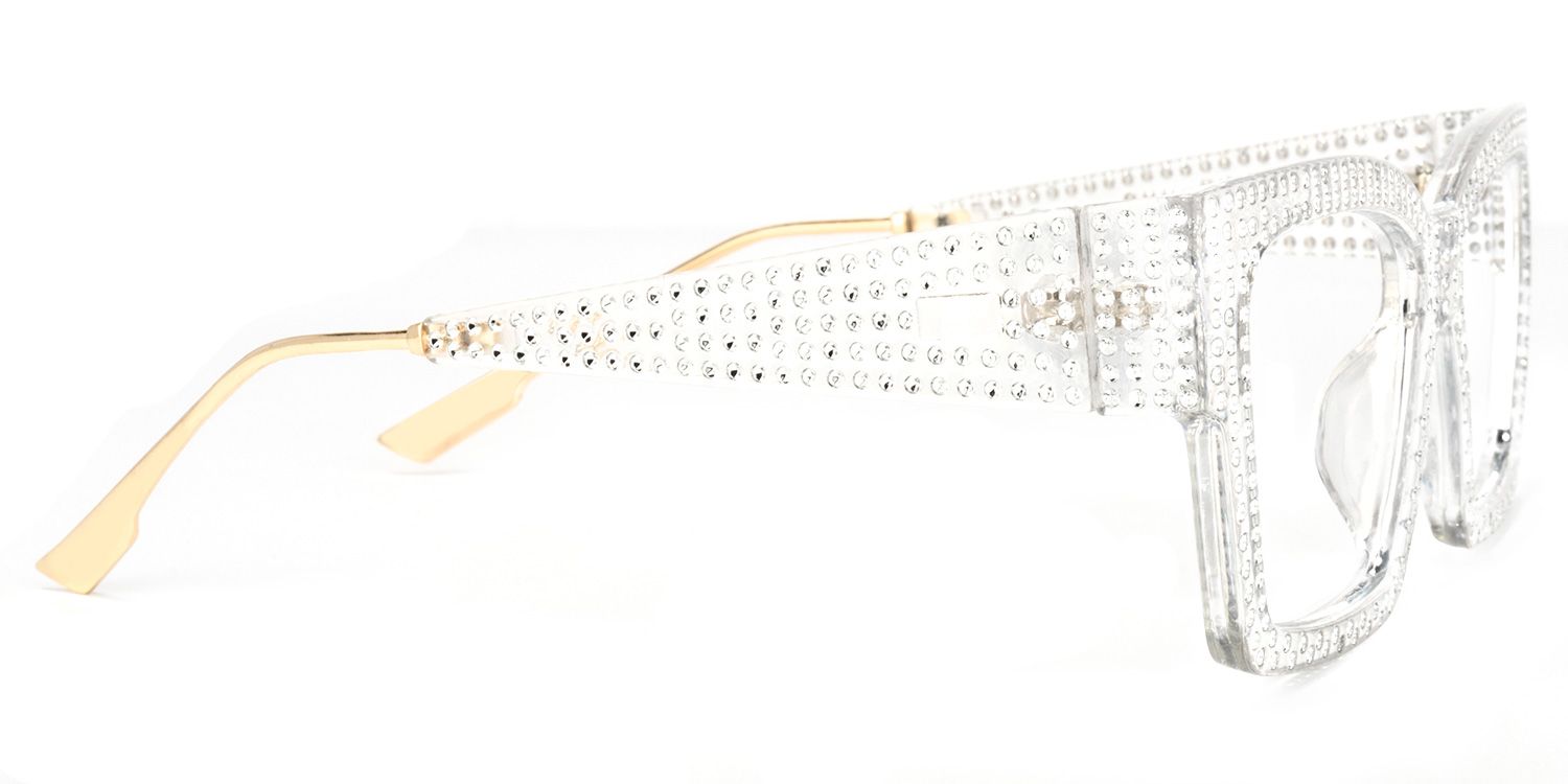 Drayton Square Clear Glasses | Zeelool Glasses2