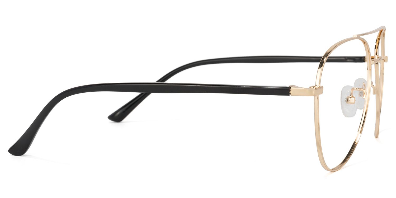 Paige Aviator Gold Glasses | Zeelool Glasses3