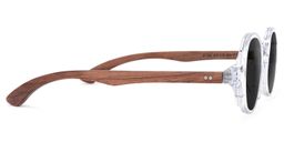 Charlie Round Clear Sunglasses3