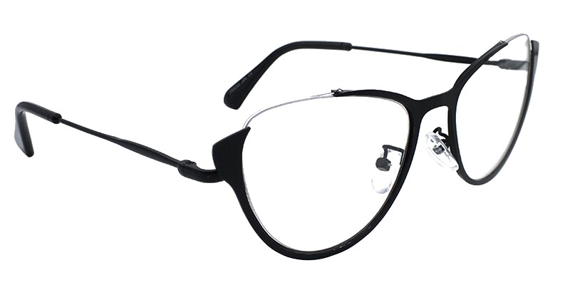 Chamberlain Cateye Black Glasses | Zeelool Glasses5