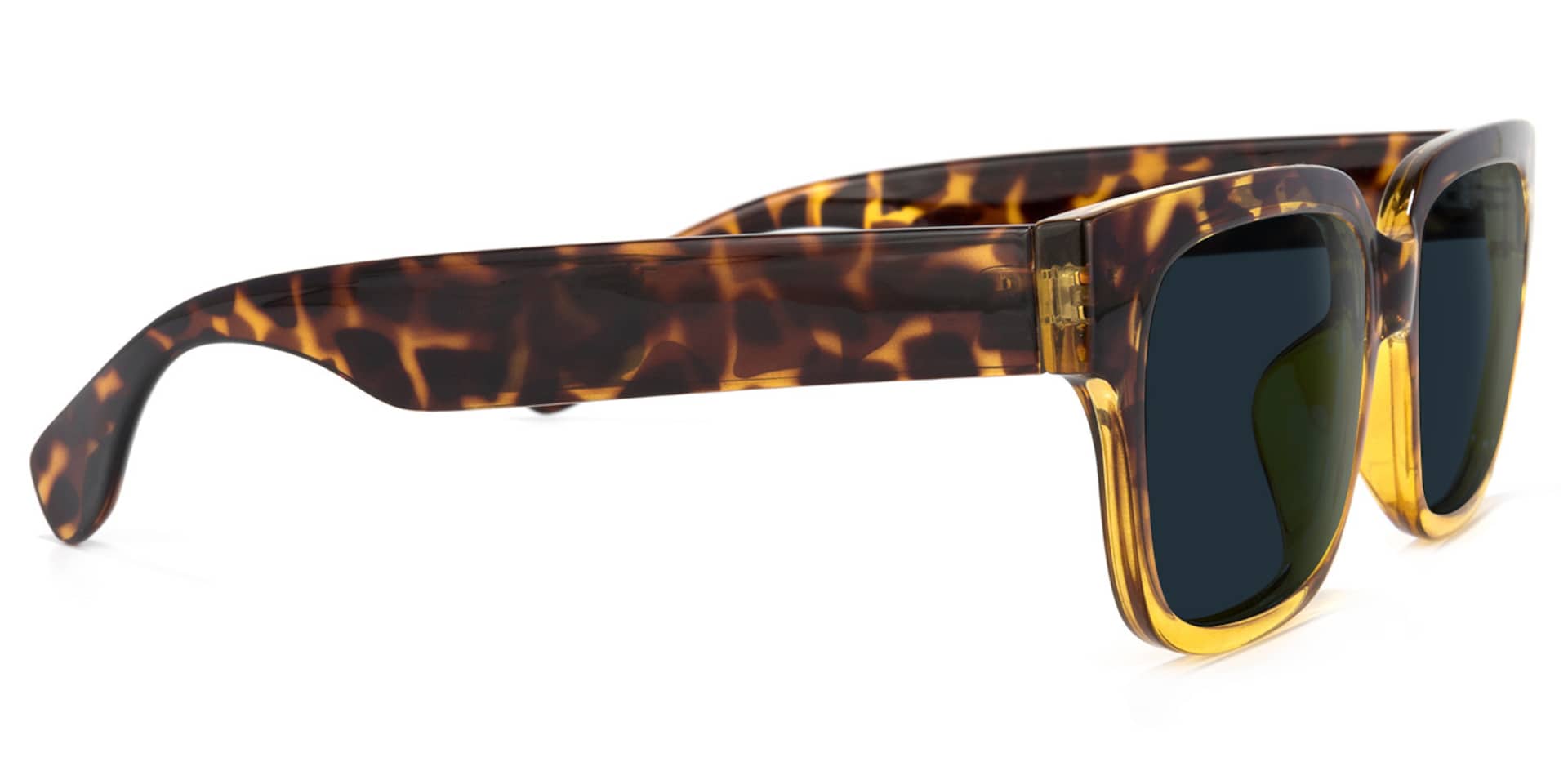 Colin Rectangle Tortoise Sunglasses | Zeelool Glasses2