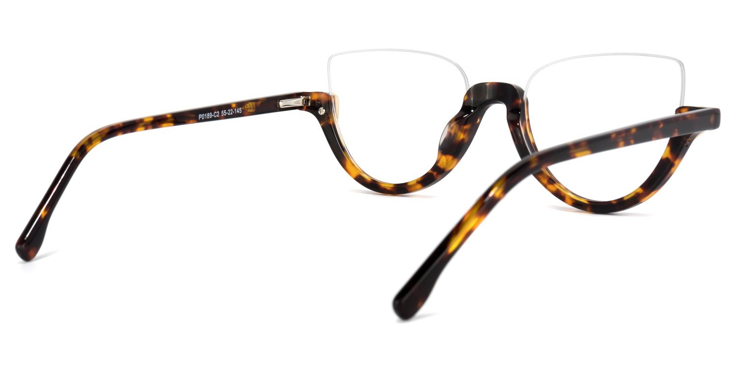 Felicia Tortoise Cat-Eye Frame Glasses | Zeelool Optical4