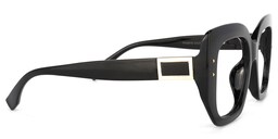 Sienna Square Black Glasses3