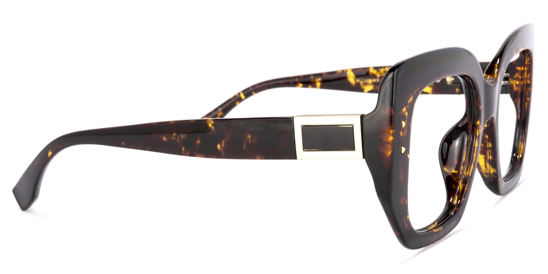 Sienna Square Tortoise Glasses | Zeelool Glasses3