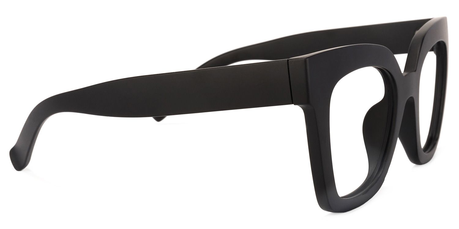 Malcolm Square Black Glasses | Zeelool Glasses3