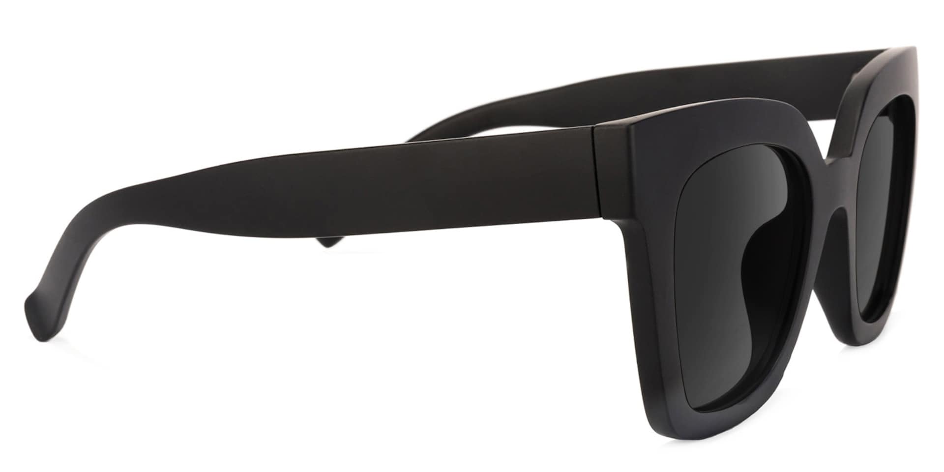 Malcolm Black Sunglasses with Square Frames | Zeelool2