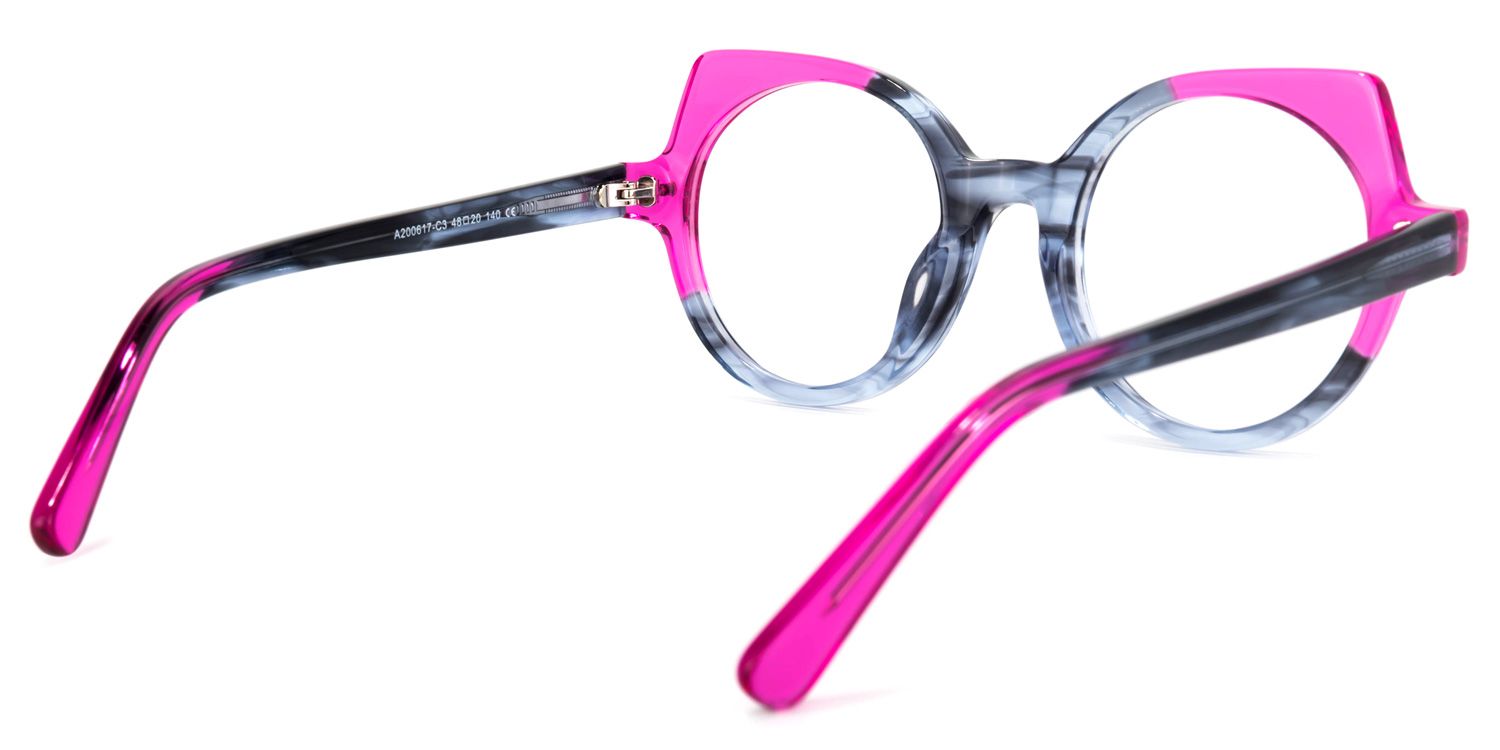 Gilbert Cateye Gray Glasses | Zeelool Glasses5
