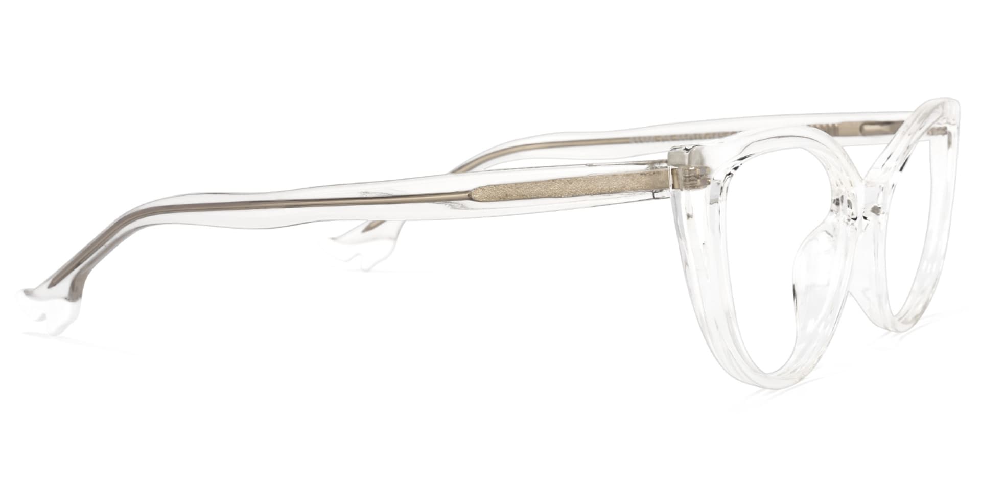 Theodore Cateye Crystal Glasses | Zeelool Glasses3