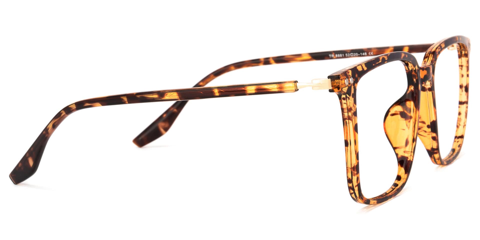 Tobias Square Tortoise Glasses | Zeelool Glasses3