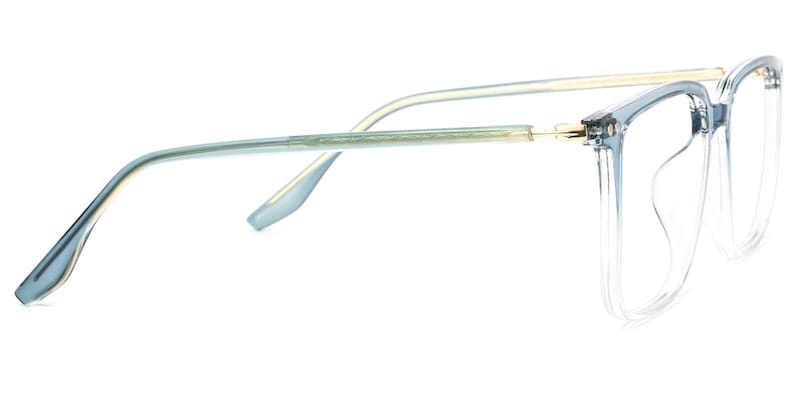 Tobias Square Light-Blue Glasses | Zeelool Glasses3