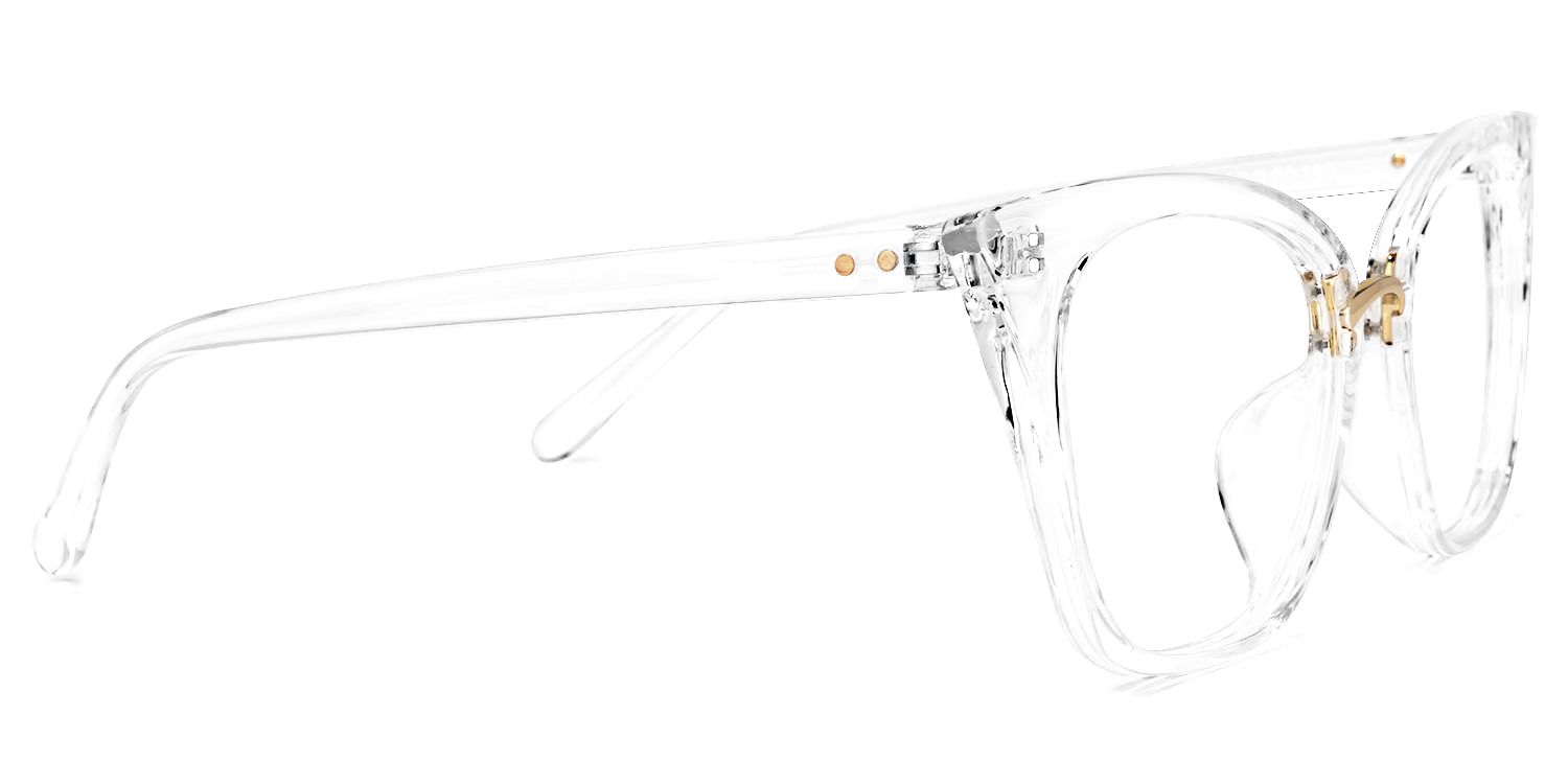 Chandrikar Cat Eye Clear Glasses | Zeelool Glasses2
