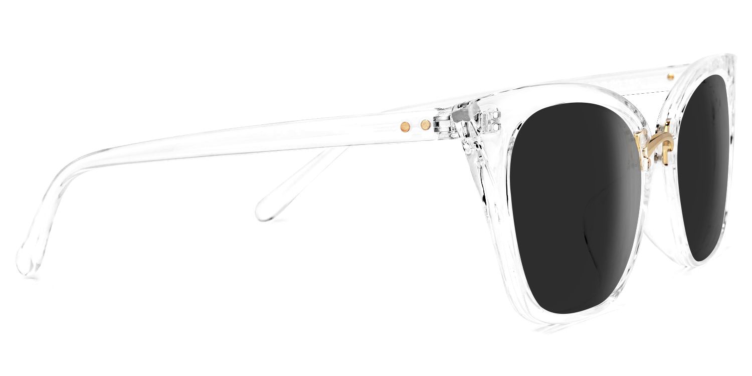 Chandrikar Clear Cat Eye Polarized Sunglasses for Driving | ZEELOOL2