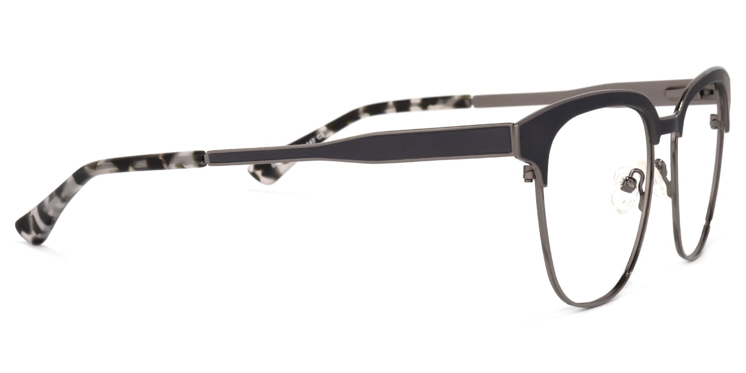 Wren Browline Dark-Gray Glasses3