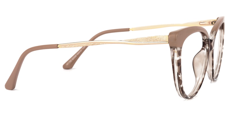 Marcus Cateye Cameo-Brown Glasses | Zeelool Glasses3