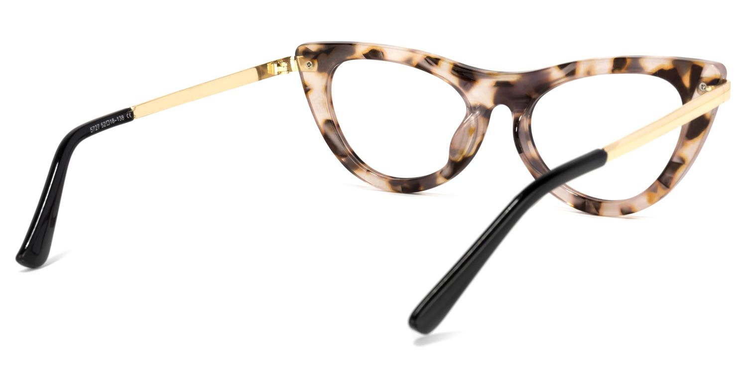 Waverly Cateye Pink-Tortoise Glasses | Zeelool Glasses4