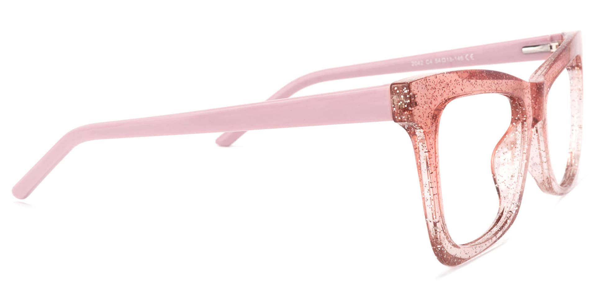 Yaritza Butterfly Pink Glasses | Zeelool Glasses3