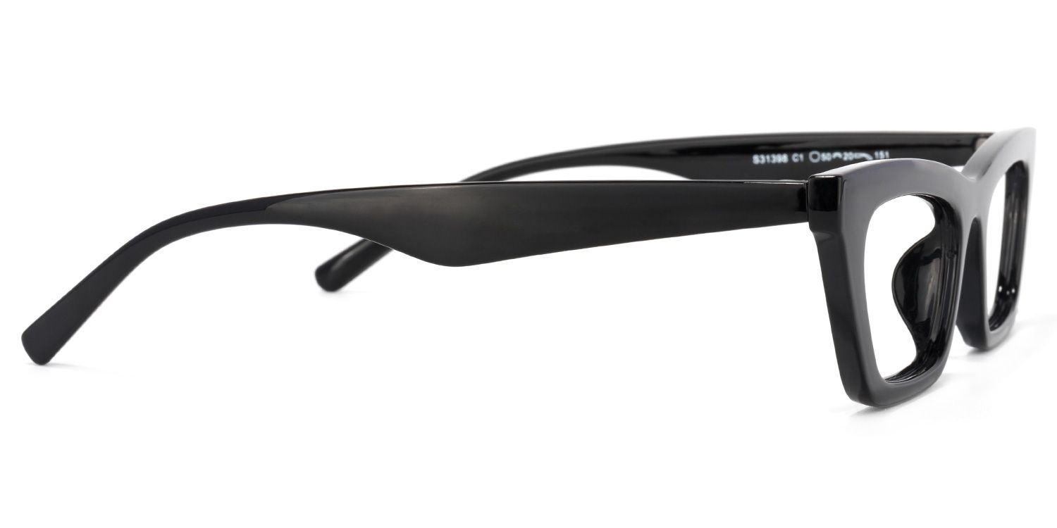 Gorman Cateye Black Glasses | Zeelool Glasses4