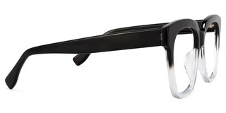 Xion Square Black to Clear Gradient Glasses3