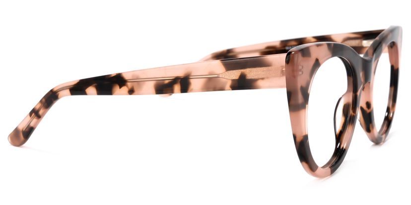 Eutin Cateye Pink-Tortoise Glasses | Zeelool Glasses display picture 1
