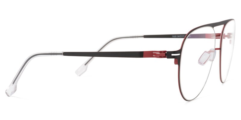 Frechen Geometric Black Glasses | Zeelool Glasses3