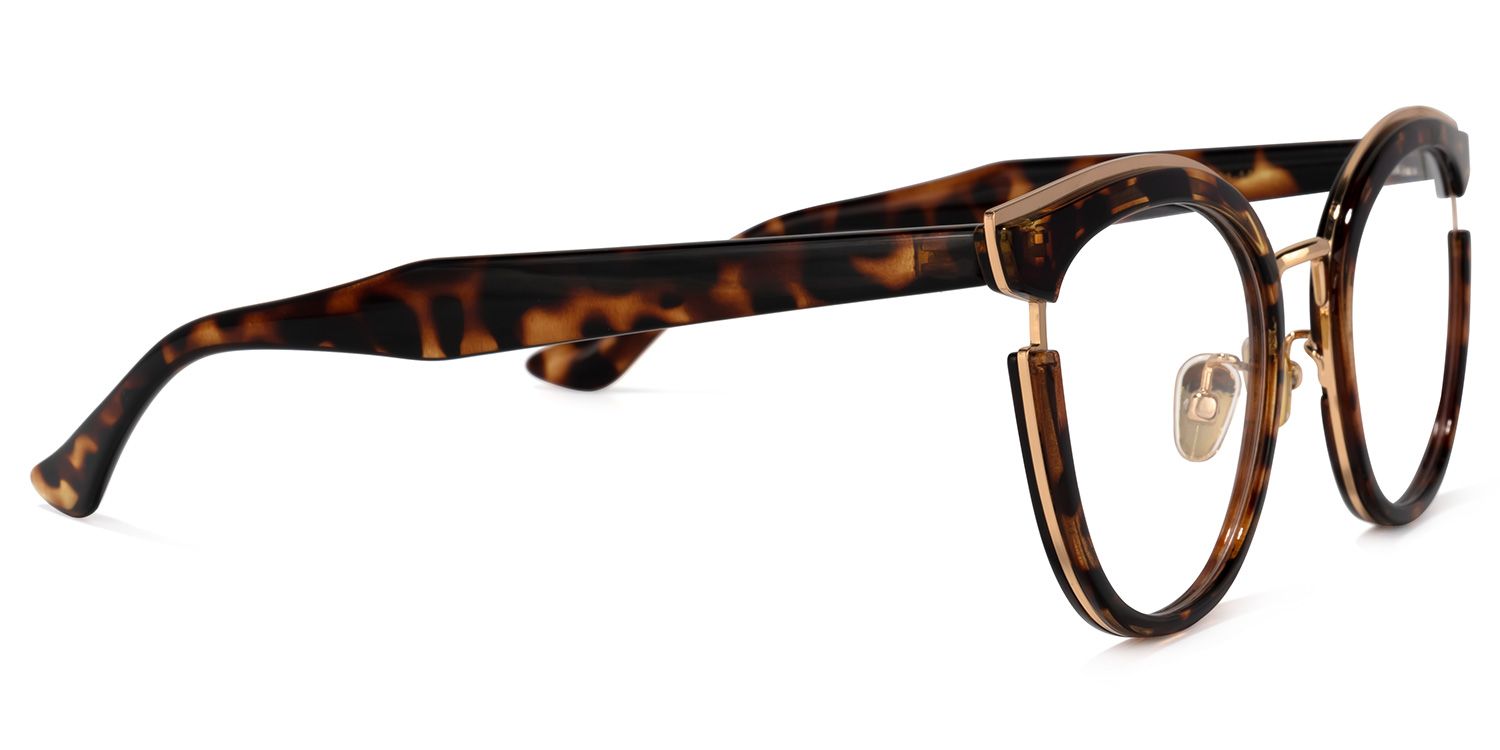 Laraine Cat Eye Tortoise Frame Glasses | Zeelool Optical3
