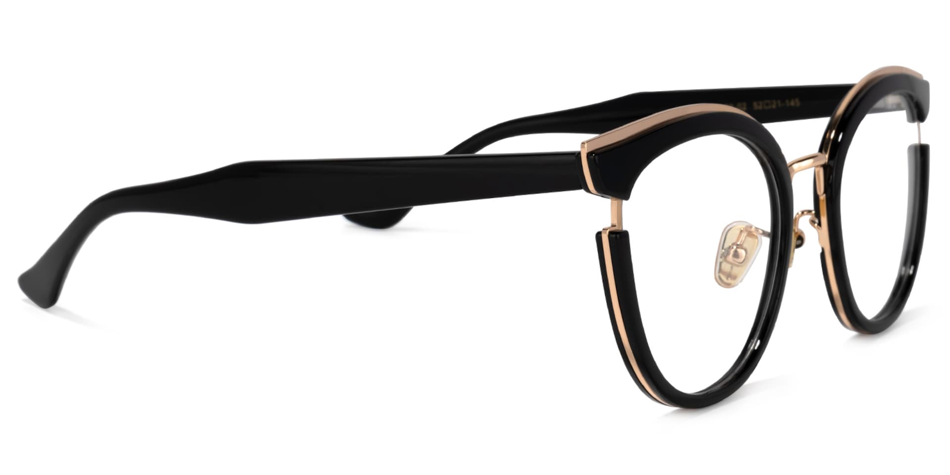 Laraine Cat Eye Black Glasses | Zeelool Glasses3