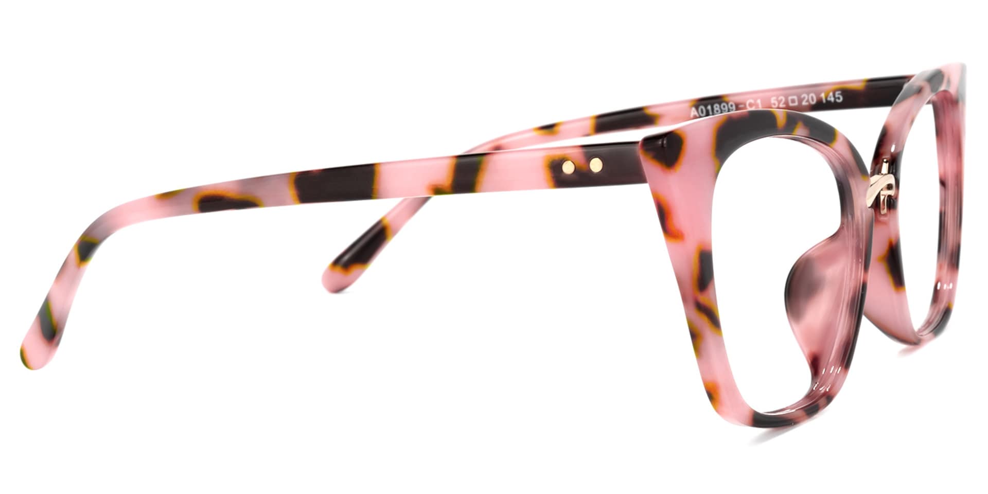 Chandrikar Cat Eye Pink-Floral Frame Glasses | Zeelool3