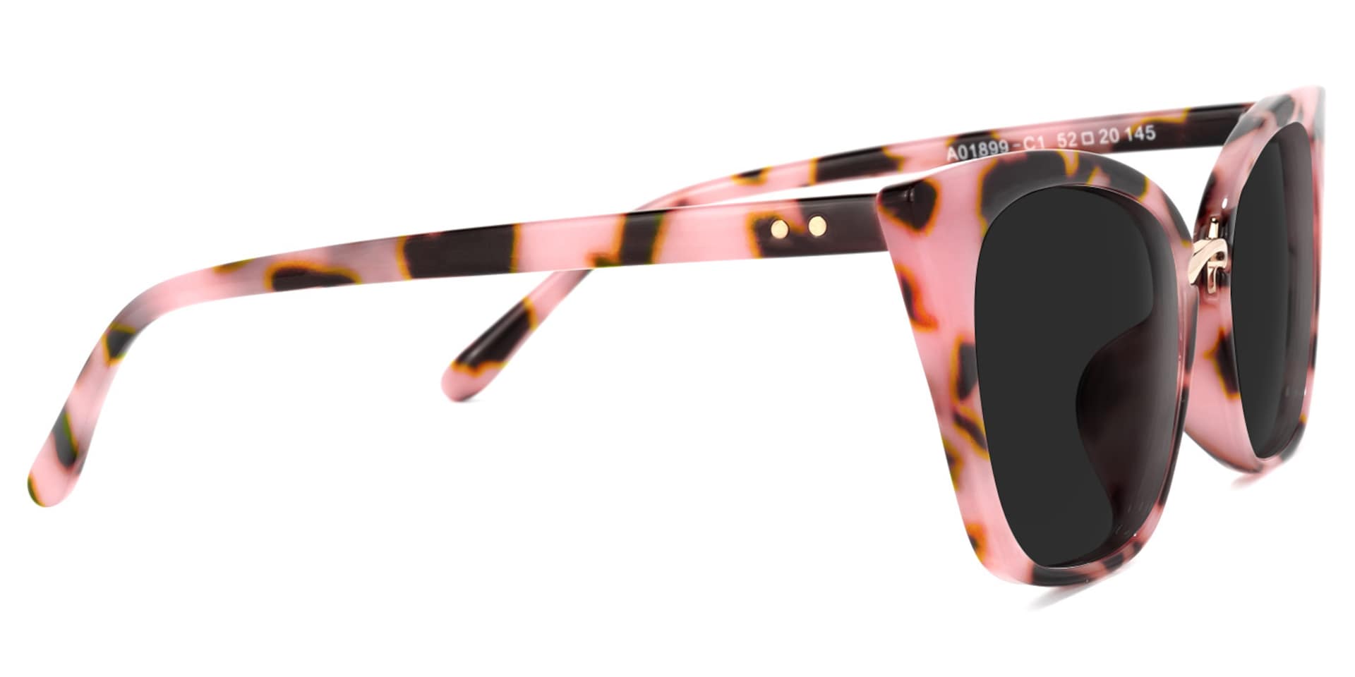 Chandrikar Cat Eye Pink-Floral Sunglasses | Zeelool Glasses3