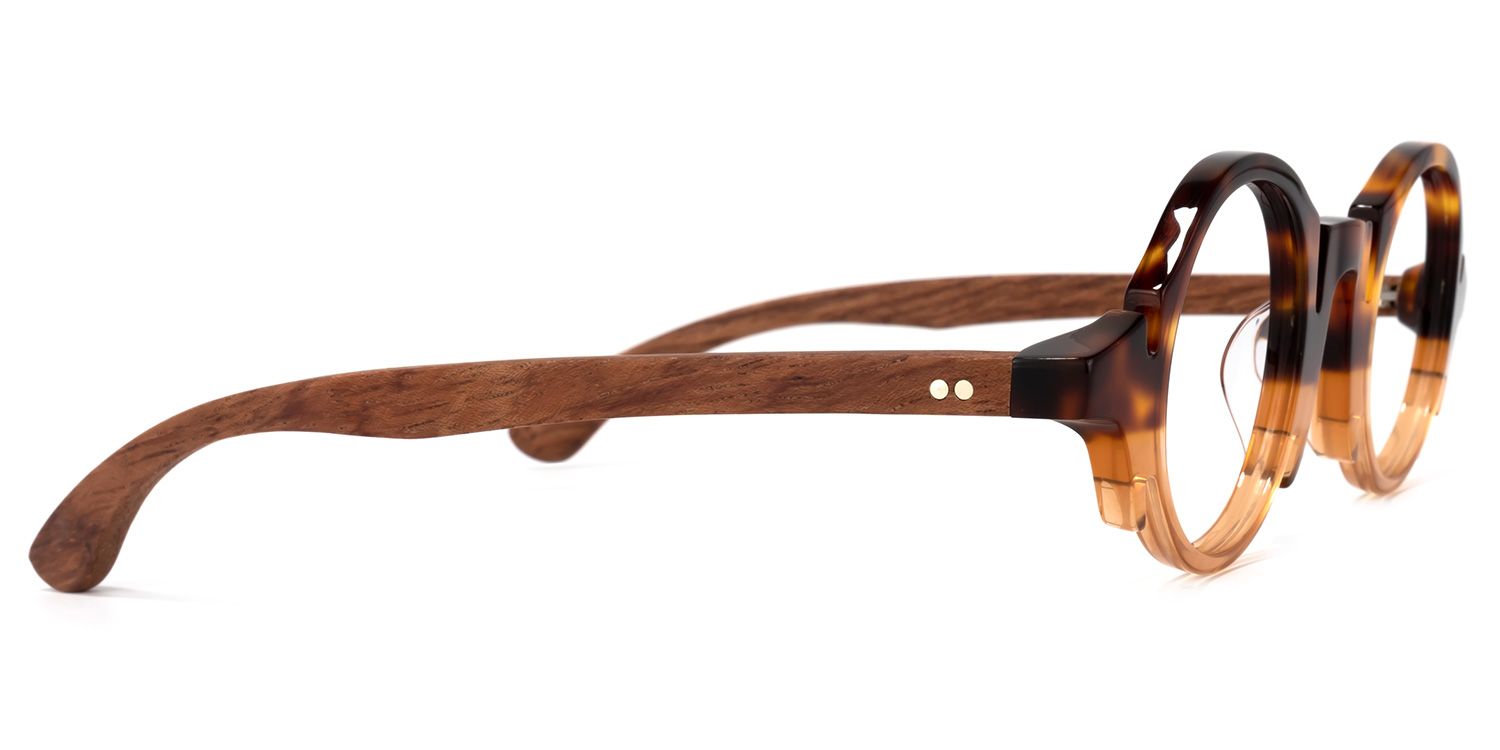 Charlie Round Tortoise Glasses | Zeelool Glasses3