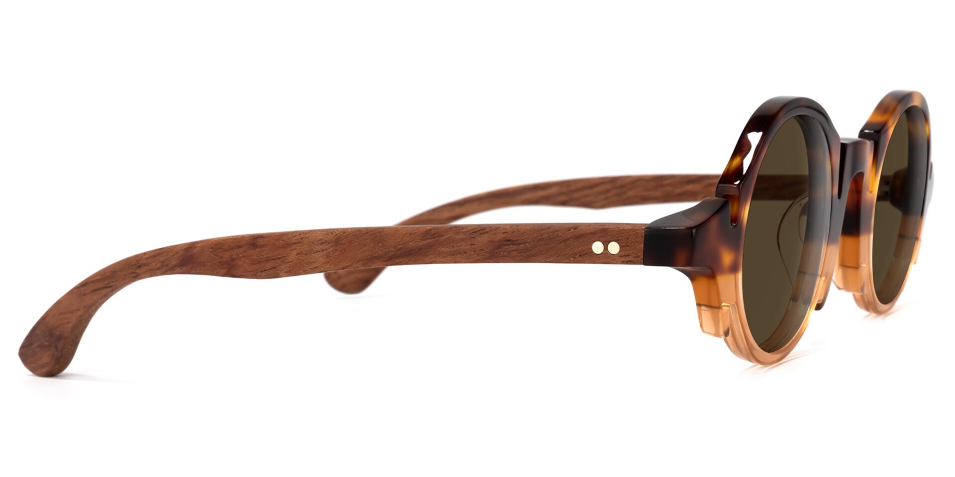 Charlie Round Tortoise Sunglasses | Zeelool Glasses2