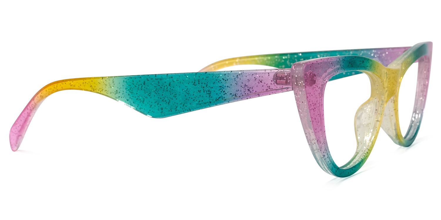 Harding Cateye Rainbow Glasses | Zeelool Glasses3