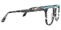 Jaffett Square Black-White Glasses3